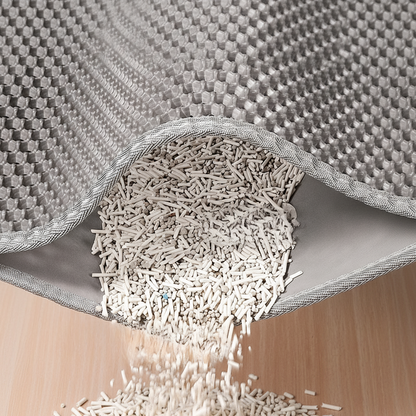 Tapis de litière double couche