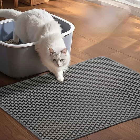 Tapis de litière double couche
